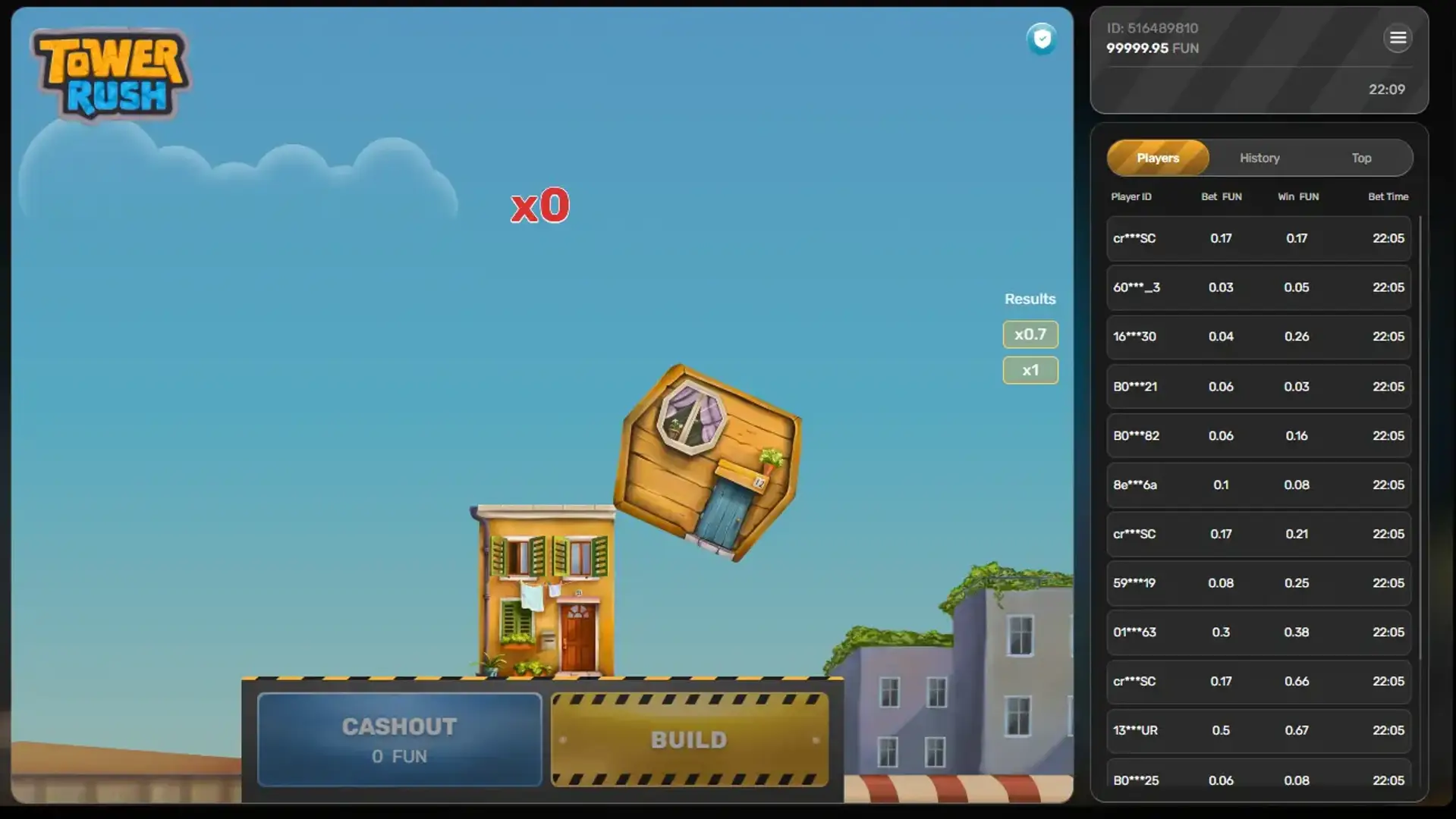 Rush Tower Play App